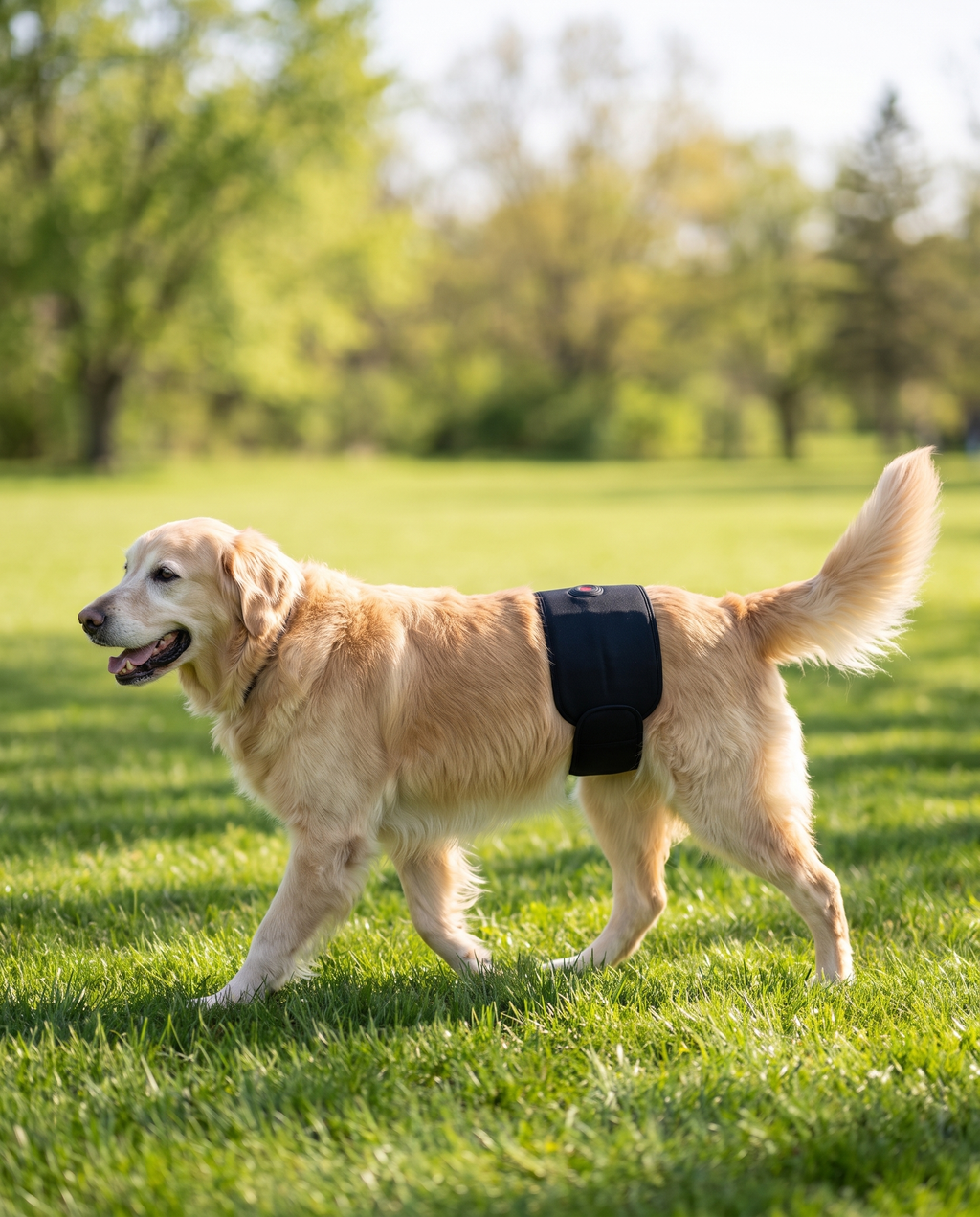Velora Pet™ Red Light Therapy Wrap – Lumbar & Hip Support for Dogs