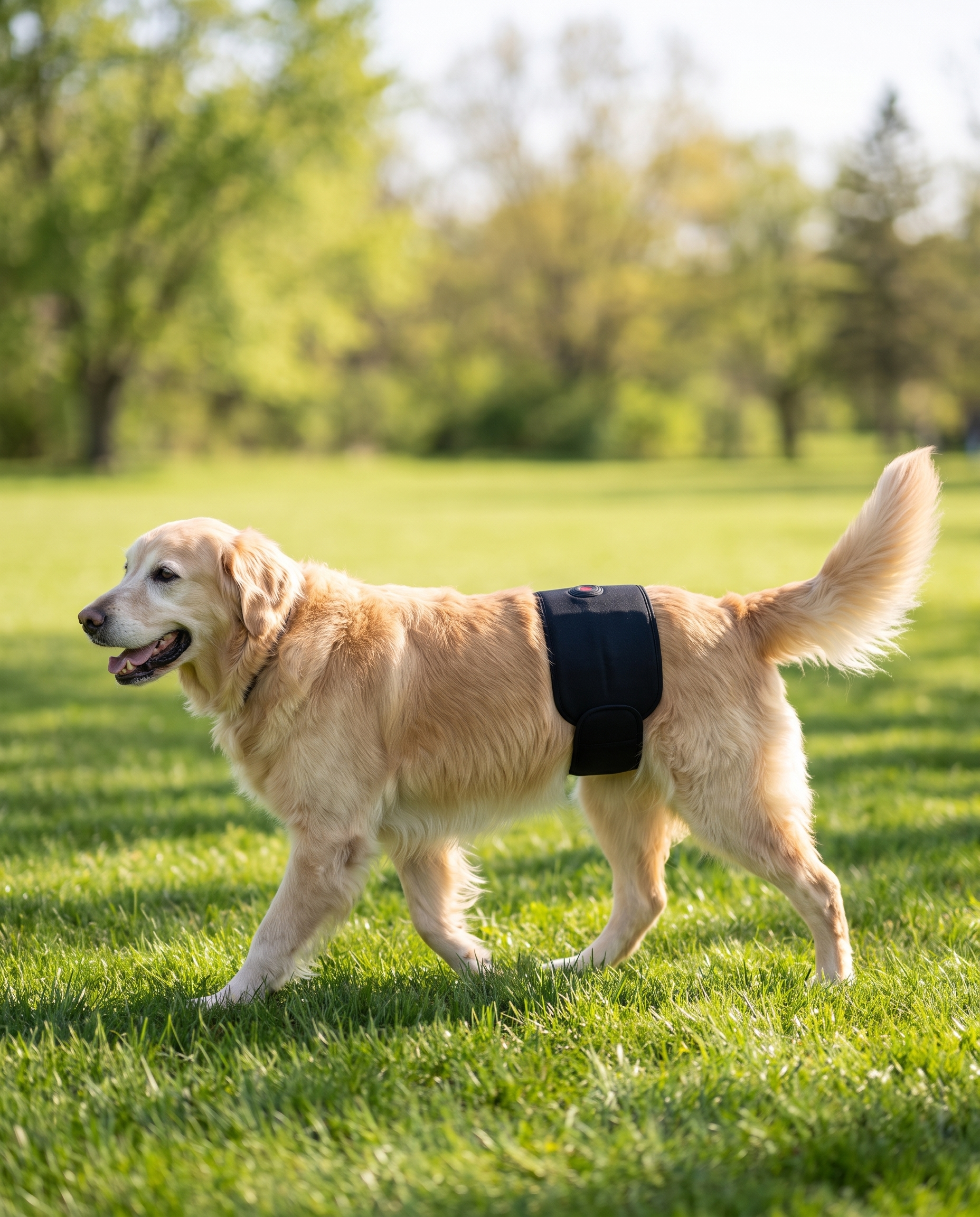 Velora Pet™ Red Light Therapy Wrap – Lumbar & Hip Support for Dogs